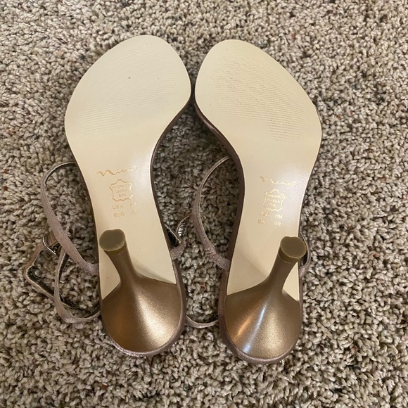 Nina light bronze heels/sandals - worn once - Picture 4 of 4